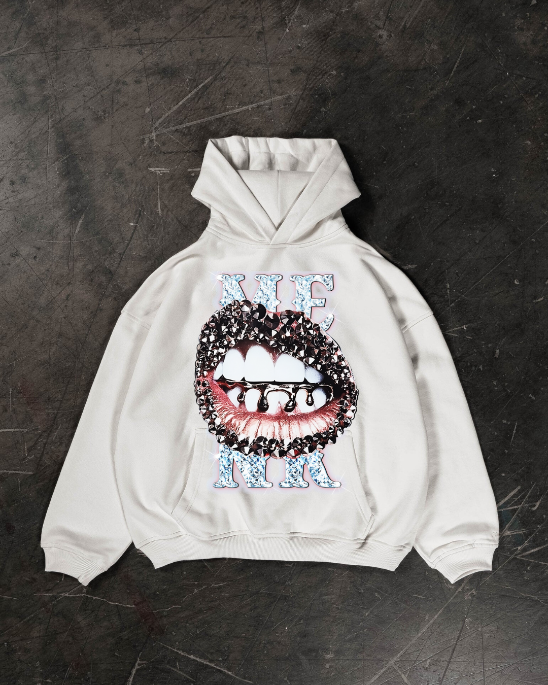 MENK LIPS JUMBO HOODIE