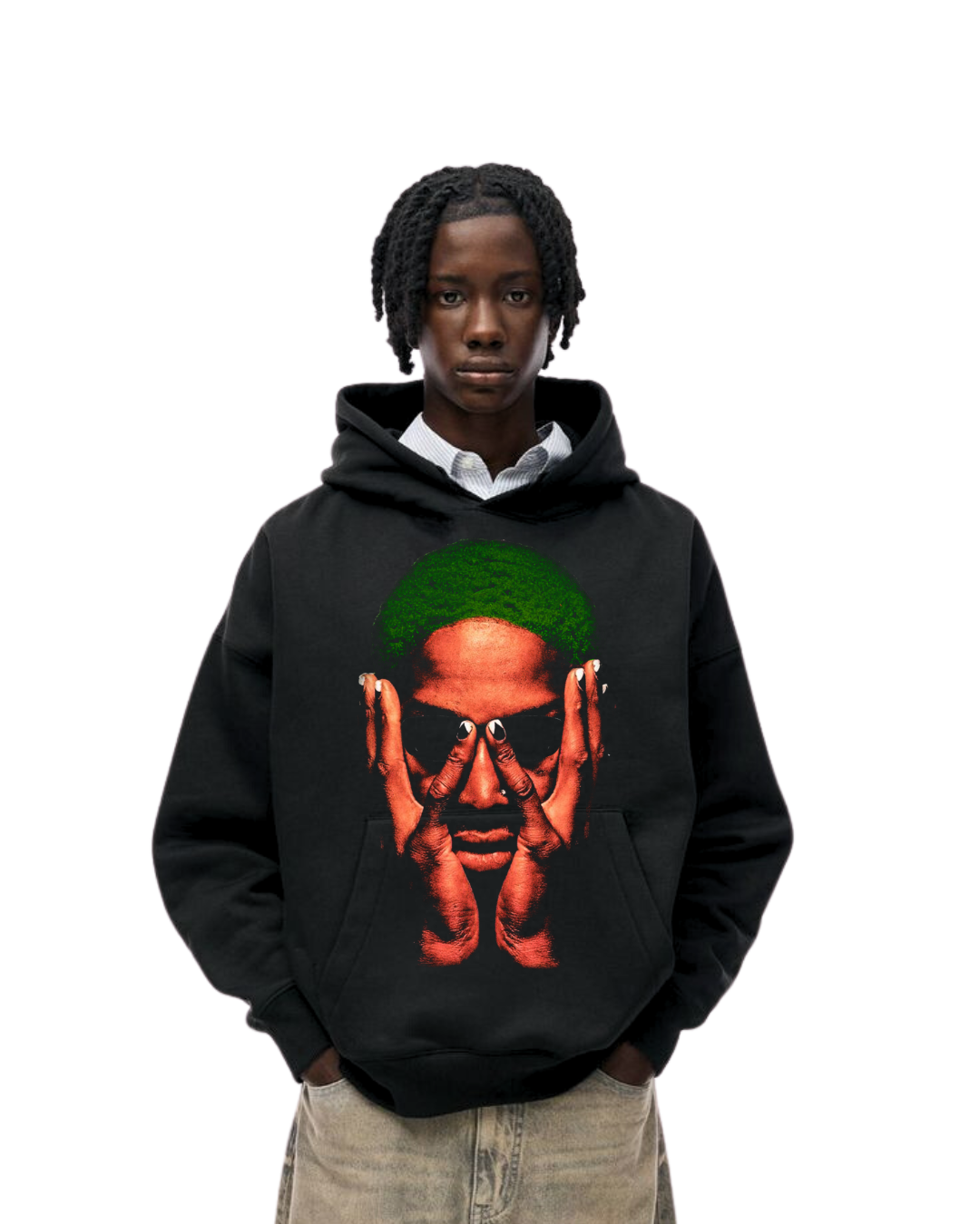 RODMAN GREEN JUMBO HOODIE