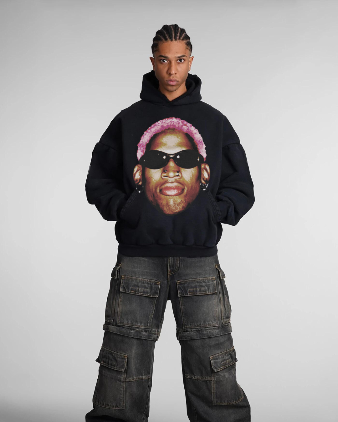 RODMAN PINK JUMBO HOODIE